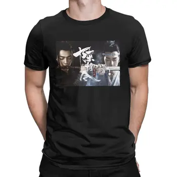 Wuxian Lanzhan Uz Nepieradinātās Vīriešu T Krekls Jaunums Tee Krekls Ar Īsām Piedurknēm Apaļā Apkakle T-Krekls Kokvilnas Vasaras Apģērbu