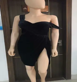 Loehsao zīmolu sieviešu samta kleita bodycon pārsējs kleita melnā sexy sadalīt spageti siksnas vakarā kluba vasaras kleitas vestidos
