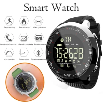 Smart Skatīties Vīriešu Sporta Pedometri Bluetooth Profesionālās Ūdensizturīgs Peldēšanas Vīriešu Inteligente Savienojumu Smartwatch Ios Android