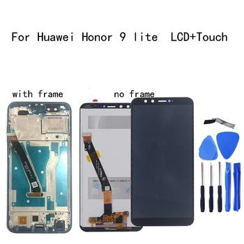 Original LCD Huawei Honor 9 lite LCD Displejs, Touch screen digitizer montāža Huawei LLD-AL00 AL10 TL10 L31 Telefonu Detaļas