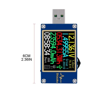 YK001-USB augstas precizitātes ātrās uzlādes datu līnijas sprieguma un strāvas testeri 11UA