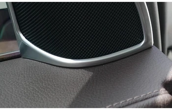 Par Mercedes Benz GLC X253 2016 2017 2018 Iekšējo Logu Pīlārs Stereo Skaļrunis Trīsstūris Vāciņš Melns, ABS, MATĒTS OGLEKĻA ŠĶIEDRAS STILS