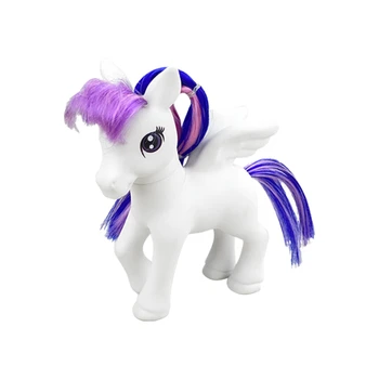 Lanyitoys 5.5 collu Mana mazā ponies rotaļlietas rīcības attēls, anime Īpašu unicorn modelis Vinila poni rotaļlietas meitenēm Ziemassvētku dāvanu