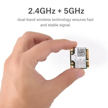 300 Mbps 2.4/ 5G Dual-Band Mini PCI-E wifi Adapteris Karte Intel 945/ 965/ GM45/ PM45 Wi-fi