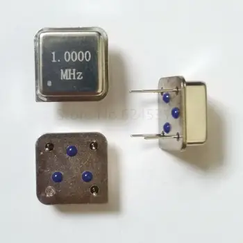 10pcs 1M 1MHZ 1.000 M-līnijas aktīvās kristāla pulksteņa oscilators laukuma pusē lielums DIP-4 OSC