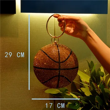 Vairumtirdzniecības Luksusa Dizaineru Zīmoli Basketbola Maku Dimanta Cluch Vakara Soma Sieviešu Kāzu Somas