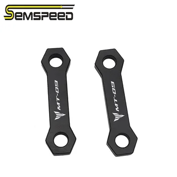SEMSPEED MT-09 logo Samazinot Sēdekļa Saiti Komplekts Yamaha MT-09 FZ-09 2016 2017 2018 2019 2020 30mm Zemākas Balstiekārtas Komplekts