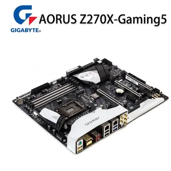 LGA 1151 Gigabyte AORUS Z270X-Spēļu 5 Mātesplates Intel Z270 DDR4 64GB PCI-E 3.0 U. 2 M. 2 HDMI Overlocking Z270 Placa-Mãe 1151