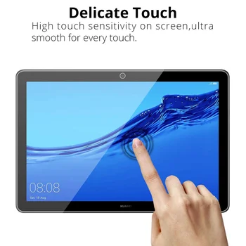 Rūdīta Stikla Ekrāna Aizsargs Huawei MediaPad T5 10 AGS2-W09/L09/L03/W19 10.1 collu 9H Premium Tablete Aizsardzības Stiklu Plēves