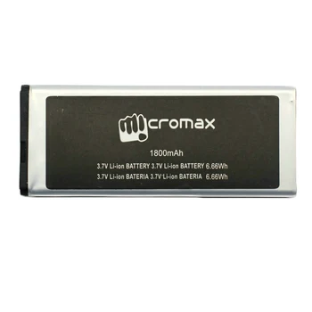 1800mAh bateriju Par Micromax Q301 tālruņa akumulatora
