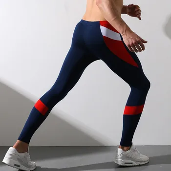 Vīrieši ilgi johns siltas bikses plānas gumijas saspringts vīriešu modes sexy apakšveļa saspringts legging ilgi Johns skriešanas fitnesa treniņbikses