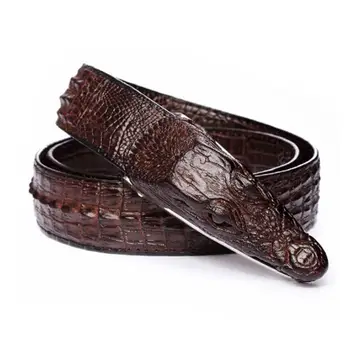 Vīrieši Krokodils Jostas Vīriešiem Dizaina Valkājot Ikdienas Jauno Modes Regulējams Augstas Kvalitātes Josta Dzīves Vidukļa I8B4