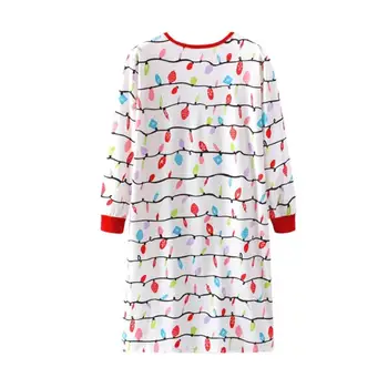 Ziemassvētku pidžamu ģimenes Saskaņojot tērpiem Ziemassvētku Ģimenes Saskaņot Apģērbu ar garām Piedurknēm Baby Bērnu Māte Kleita Romper T-krekls Bikses