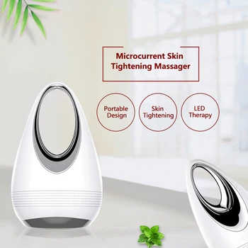 Mini LED Fotonu Vibrācijas Sejas Pacelšanas Ierīces Portatīvo Microcurrent Ādas Savilkšanas Massager Anti-rieva Noņemšanas Ādas Kopšanai