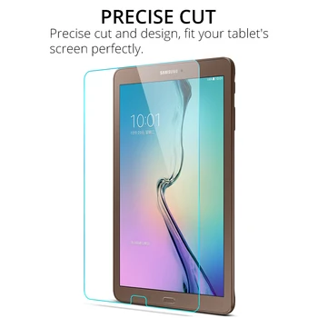 Rūdīta Stikla Screen Protector for Samsung Galaxy Tab E 9.6 T560 T561. gadam SM-T560 SM-T561 Tablete Aizsargājošu Stikla Aizsargs Filmu