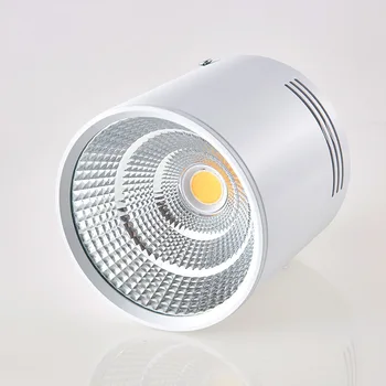 LED Downlights Aptumšojami 5W 7W 9W 12W 15W uz Virsmas Montēta Griestu Lampas Vietas, Gaisma Silts /Dabas /Auksti Balta AC 85-265V + Vadītāja