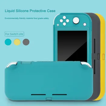 Šķidro Silikonu Gadījumā Nintendo Slēdzis Lite Krāsa Rozā Vāciņu Shell NS Mini Korpusa Lodziņā Nintendo Slēdzis Lite Piederumi