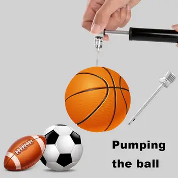 Mini Piepūšanas Basketbola Futbola Volejbola Alumīnija Sakausējuma Bumbu Adatu Pārnēsājams un Ērts