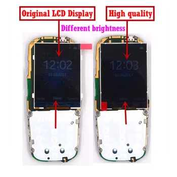 HKFASTEL Jaunu Oriģinālu Mobilo telefonu LCD displejs Priekš Nokia 3310 2017 3G TA-1022 TA-1036 TA-1006 Versija LCD Displejs Digitizer + Rīks