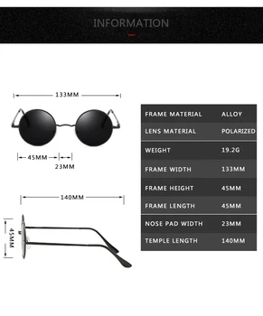 Ir 2021. Modes Kārta Polarizētās Saulesbrilles, Vīriešu Zīmolu Dizaina Sievietes Toņos Retro Sakausējuma, Saules Brilles UV400 Briļļu Oculos De Sol