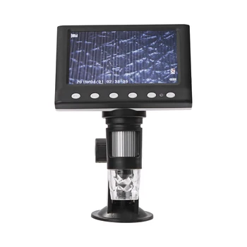 1000x USB Digital Elektronisko Mikroskopu 4.3 Collu VGA šķidro kristālu Displejs Digitālā Mikroskopa 8 LED Lupa, lai PCB Mātesplati Repaire