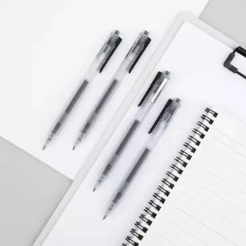 Kinbor Black Uzpilde Gēla Pildspalva Mi Pildspalvu 10pcs/lodziņā 0.5 mm, Gluda Rakstīšanas Parakstīšanas Colorfull Pildspalvas Krāsu Tintes Biroja Skola