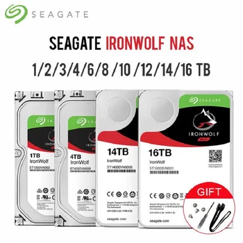 Seagate IronWolf SATA3 HDD interfeisa 64MB-128-256 MB Kešatmiņa 6Gb/s 5900RPM-7200rpm lielu 3.5