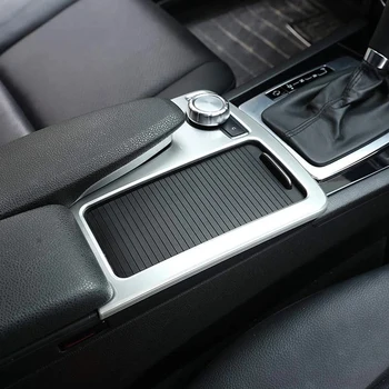 Rāmja uzlīme Apdares Auto Stils Multivides Handrest Panelis, uz Mercedes Benz W204 W212 E C Klase