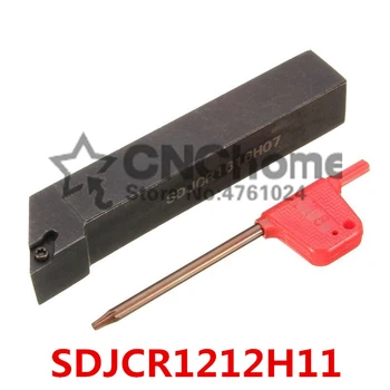 SDJCR1212H11, 12*12mm Griešanas Virpas, Virpošanas Darbarīki, Ārējais Pagrieziena SDJCR izmantot karbīda ielikt DCMT11T304 VAI DCMT11T308