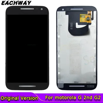 Par Motorola Moto G3 G 3rd Gen XT1544 XT1550 XT1540 XT1541 XT1543 LCD Displejs, Touch Screen Digitizer Montāža Moto G. 2. G2