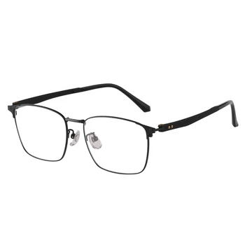 Vīrieši β Titāna Retro Brilles Rāmis Pilna Kadra Biznesa Brilles Rāmis Laukumā Titāna Sakausējuma Ultravieglajiem Tuvredzība Brilles P9958