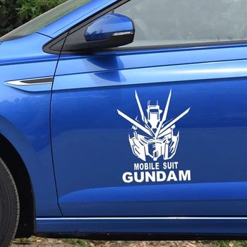 50CM*40CM Mobile Suit Gundam Robotu Karus, Auto Uzlīmes, Funny Radošo Apdare Uzlīmes Durvis, Auto Tuning Styling Vinyls D25
