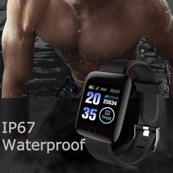 2019 modes D13 Smart Pulksteņi 116 Plus sirdsdarbība Skatīties Smart Aproce Sporta Pulksteņi Smart Joslā Ūdensizturīgs Smartwatch Android