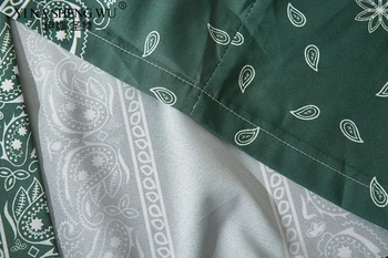 Zaļā Indijas Ziedu Drukāt Kimono Vīrieši Sievietes Japāņu Stila Tradicionālo Jaciņa Yukata Streetwear Haori Drēbes Pludmales Krekls, Mētelis