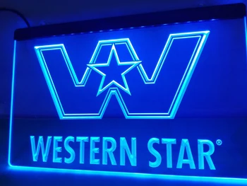 LG015 - Western Star Logotipa Pakalpojumiem, JAUNU LED Neona Gaismas Zīme, mājas dekoru amatniecības