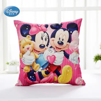 Disney Cartoon Mickey Minnie Mouse Princese Dekoratīvās/nap spilvendrānas Segtu 1gb Pillowsham Spilvens Segums Bērniem 45x45cm