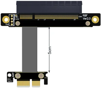 PCI-E x8 pagarinātāja vads pārsūtīt x1 pcie 1x līdz 8x atbalsta tīkla kartes SSD izplešanās pārveidotājs pixel kabeļa adapteris gtx ti 1080