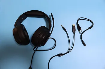 Spēļu Heaphone 3.5 mm Over-ear Austiņas Austiņas ar Mikrofonu Bass Stereo Klēpjdatoru Zīmolu Xiberia V20