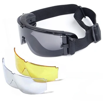 Armijas Militārās Brilles X800 Taktiskās Brilles, Medībām Airsoft Peintbola Sportā Vīriešu Saulesbrilles ar UV Aizsardzību