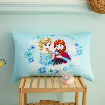 Disney Kokvilnas Spilvendrānas 2gab Cute Rozā Saldēti Elza Anna Minnie Princese, Vinnijs Spilvena Segums Dekoratīvās PillowsCase 48x74cm