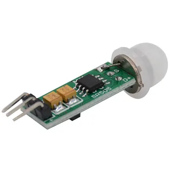 5gab/daudz Mini Infrasarkanais PIR Kustības Sensoru Precīzu Infrasarkanais Detektors Modulis Arduino Ķermeņa Sensoru Slēdzi Modulis Sensora Režīms