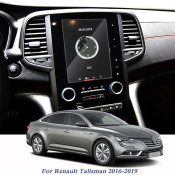Par Renault Talisman 2016-2019 Auto Stils Displeja Filmu GPS Navigācijas Ekrāna Stikla aizsargplēvi Kontroles LCD Ekrāns
