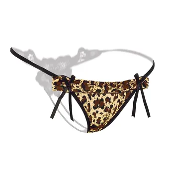 Sieviešu Sexy G String mikro Mežģīnes Leopards Drukāt frēzēšana Siksna Apakšbiksītes Šorti tangas Apakšveļa Underwears Apakšbikses 2019
