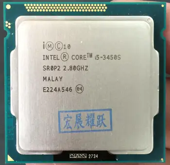 Intel Core i5 3450S i5-3450S PC Datora Desktop CPU Procesoru, LGA1155 Desktop CPU darba pareizi Darbvirsmas Procesors
