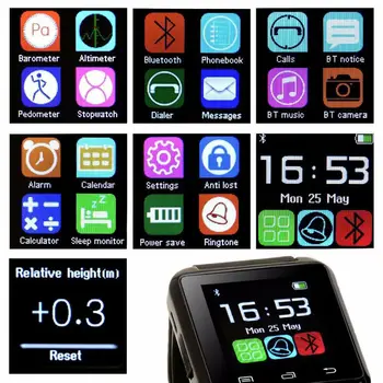 Jaunais Modelis 2019 Sieviešu Vīriešu Modes Aproce rokas pulksteņi Bluetooth Smart Skatīties Tālrunis Rokas pulksteni, kas paredzēta Android un iOS