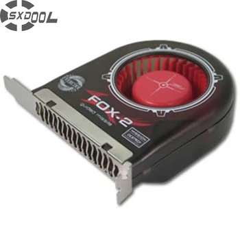 SXDOOL FOX-2 Šasija Fan šasijas izplūdes ventilatoru šasijas dzesēšanas ventilators / PCI bitu ventilators