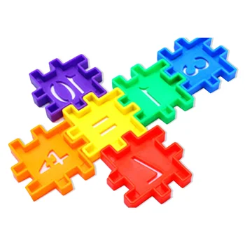 Ruizhi 100gab/200pcs Bērniem Krāsains Plastmasas Celtniecības Bloki Izglītības Rotaļlietas, Matemātikas Mācību Ievietojot Bloki Bērnu Rotaļlietu RZ1072