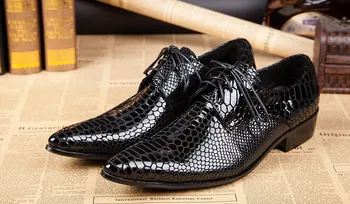 Vīriešiem jaunā modes norādīja pirkstiem parādīt, ādas apavi, pavasaris, rudens jauktu krāsu gadījuma ādas kurpes melnā vīriešiem ērti apavi
