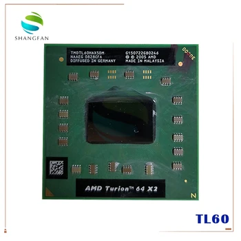 AMD cpu klēpjdatoru Turion TL-60 TMDTL60HAX5DM PROCESORU 1M Cache/2.0 GHz/Socket S1/divkodolu Klēpjdatoru procesors tl60 TL 60