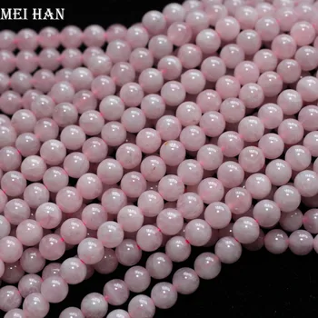Meihan Vairumtirdzniecības dabas (3strand/komplekts), Madagaskaras rozā kvarca 6mm kārta gem akmens zaudēt krelles rotaslietas pieņemšanas dizains